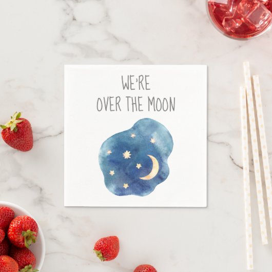 Maan en sterren We're Over the Moon Servetten (Insitu)