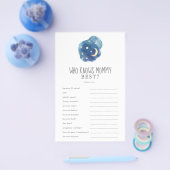 Maan en Sterren Wie kent mama het beste Trivia Spe Flyer (Enkel)