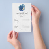 Maan en Sterren Wie kent mama het beste Trivia Spe Flyer (Hand)