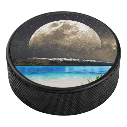 maan en strand hockey puck (3/4)