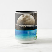 Maan en strand mok (Midden)