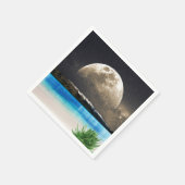 Maan En Strand Servet (Hoek)