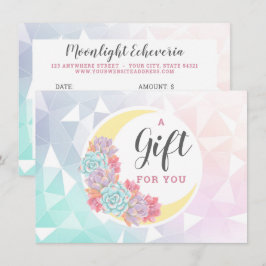 Maan en Succulenten Kaart van het Mystic Cadeat Ce