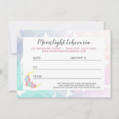 Maan en Succulenten Kaart van het Mystic Cadeat Ce (Achterkant)