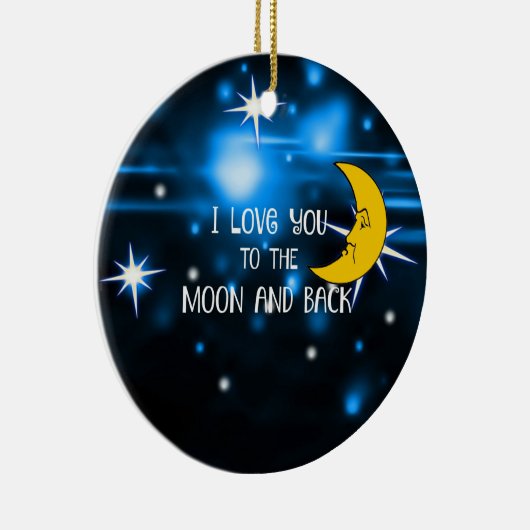 Maan en terug, populair ontwerp, keramisch ornament (Rechts)