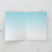 Maan en terug sterren Aqua Ombre Kaart (Binnen)