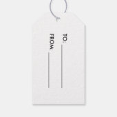 Maan en terug | Valentijnsdag Cadeau Label Cadeaulabel (Achterkant)