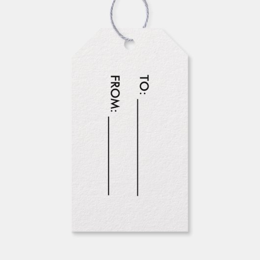 Maan en terug | Valentijnsdag Cadeau Label Cadeaulabel (Achterkant)