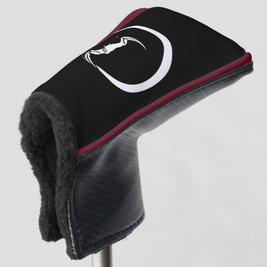 Maan en vleermuis golfheadcover (3/4 voorkant)