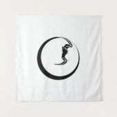 Maan en vleermuis wandkleed (Voorkant (horizontaal))