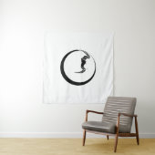 Maan en vleermuis wandkleed (In Situ (horizontaal))