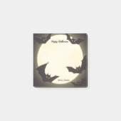 Maan en vleermuizen blij Halloween Post-it® Notes (Voorkant)