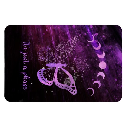 Maan en Vlinder Magneet (Horizontaal)