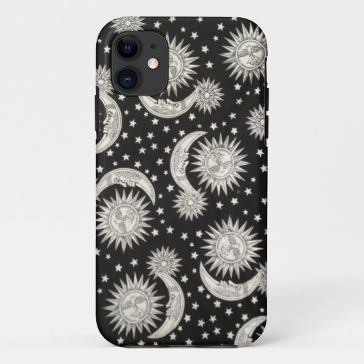 Maan en Zon Iphone 5/5S Hoesje (Achterkant)