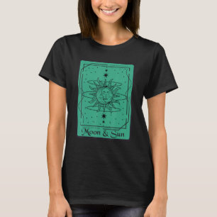 Maan- en Zon Tarotkaart Mystieke Kaarten Occultism T-shirt
