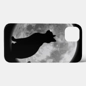 Maan en zwarte kat Case-Mate iPhone case (Achterkant (horizontaal))