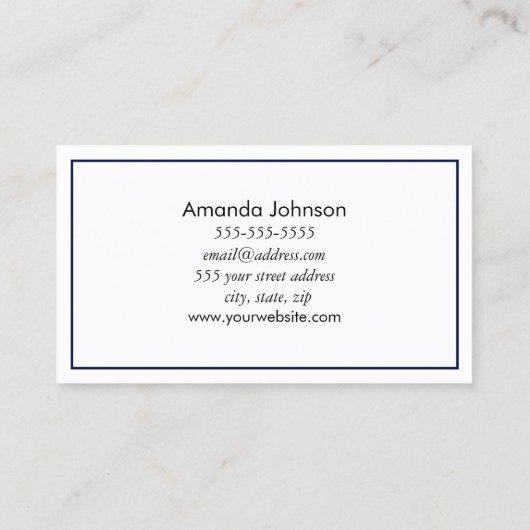 Maan Fasen Astrologie Yoga Holistische Genezer Visitekaartje (Achterkant)