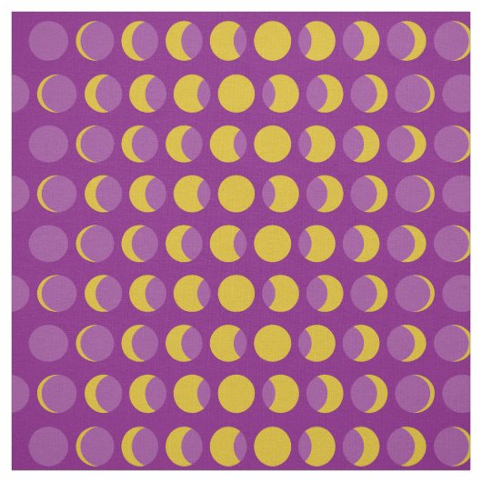 Maan fasen Mid Century Modern Stof (Swatch)