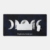 Maan Fases Astrologie Yoga Holistische Healer Naam Bureaumat (Keyboard & Muis)