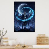 Maan Gebonden Arcane Magiër Poster Kunst (Keuken)