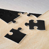 Maan Gezichts Liefdesobject Legpuzzel (Zijkant)