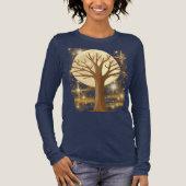Maan Gloed Tri-Blend Shirt (Voorkant)