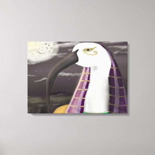 Maan God Thoth Canvas Kunst (Voorkant)