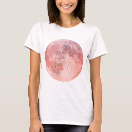Maan Godin Hemelse Kunst – Zachte Vrouwelijke Ener T-shirt