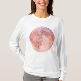 Maan Godin Hemelse Kunst – Zachte Vrouwelijke Ener T-shirt