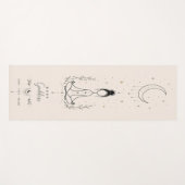 Maan Godin Meditatie Yoga Mat (Voorkant (horizontaal))