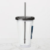 Maan Godin strooit 's nachts sterren uit Acryl Drinkbeker (Rechts)