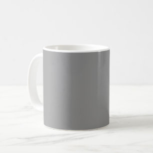 Maan Grijs Effen Kleur Koffiemok