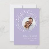 maan grillige bruiloft bedankkaart (Voorkant)