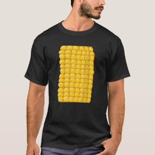 Maan Halloween Kostuum Popcorn Maïs Graan Boer T-shirt