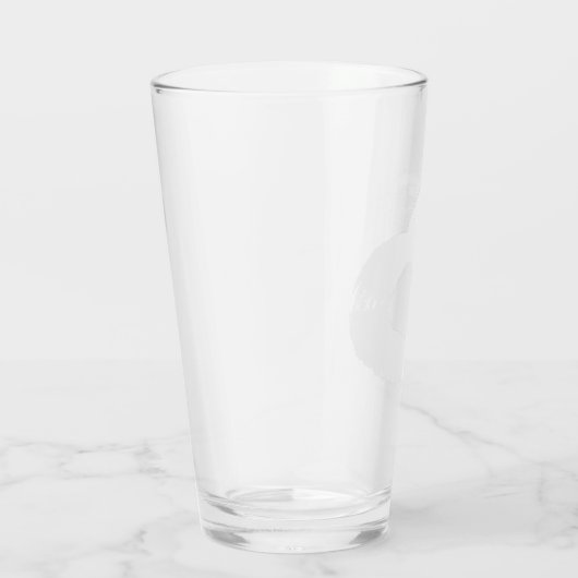 Maan Hart Glas Tumbler (Rechts)