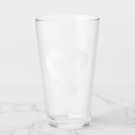 Maan Hart Glazen Tumbler