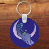 Maan Heks MaanKind Pagan Wicca Sleutelhanger (Voorkant)