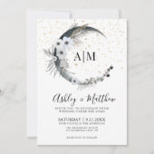 Maan hemelbruiloft kaart (Voorkant)