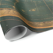  maan hemelse kaart ontwerp (2) cadeaupapier (Rol Hoek)