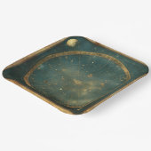  maan hemelse kaart ontwerp (2) papieren bordje (Gebogen)