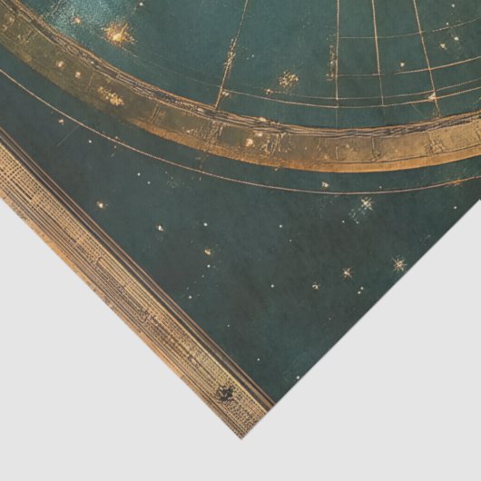  maan hemelse kaart ontwerp (2) tissuepapier (Detail)