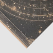 maan hemelse kaart ontwerp tissuepapier (Detail)