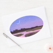 Maan & Heron Ovale Sticker (Envelop)