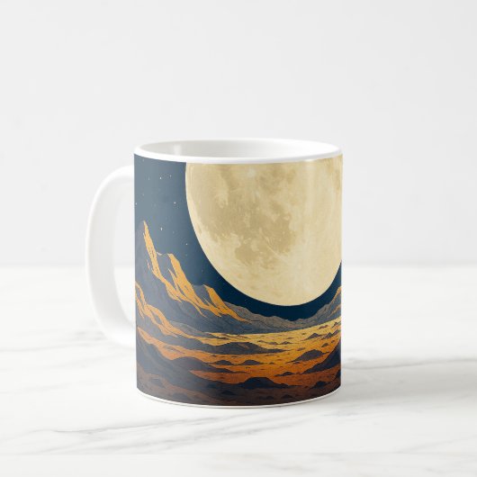 Maan Horizon Koffiemok (Voorkant links)