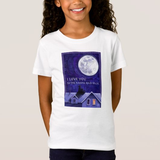 Maan horloge t-shirt (Voorkant)
