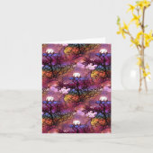 Maan in de bomen.... kaart (Gele Bloem)