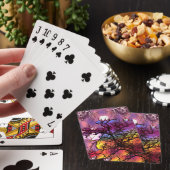 Maan in de boom... pokerkaarten (Insitu)