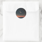 Maan in de lucht Magische sticker (Tas)