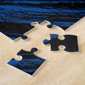 Maan in de Nachthemel Legpuzzel (Zijkant)