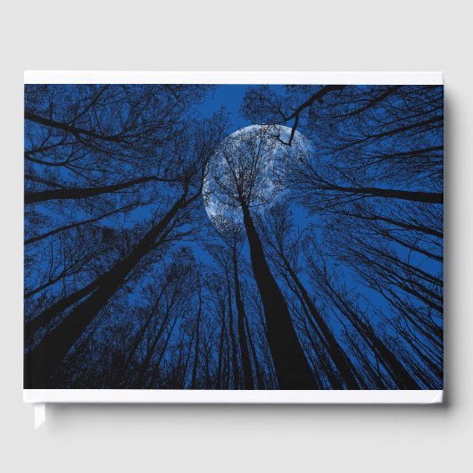 Maan in de Night Sky Gastenboek (Voorkant)